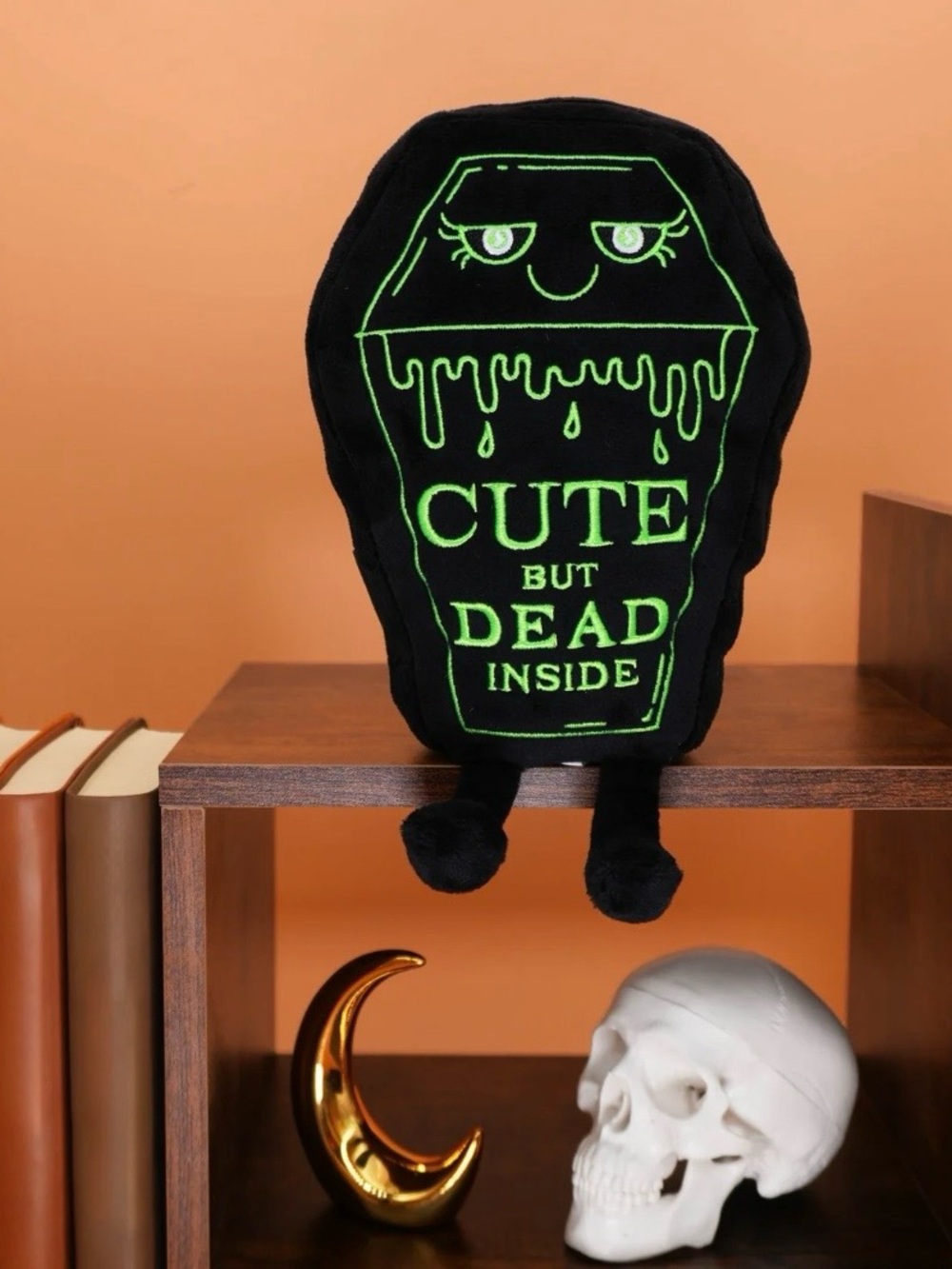 nwt punchkins *cute but dead inside* coffin plush